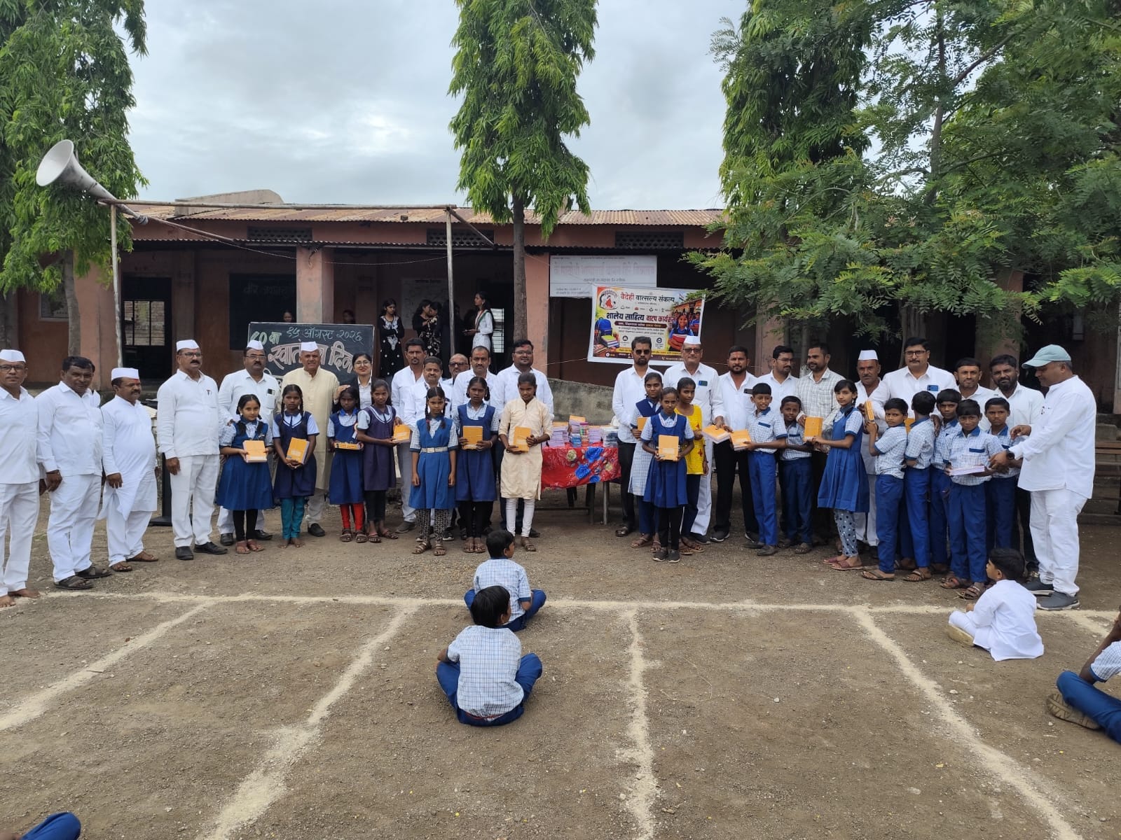 Indian schoolgirls learning in a classroom; illustrative photograph